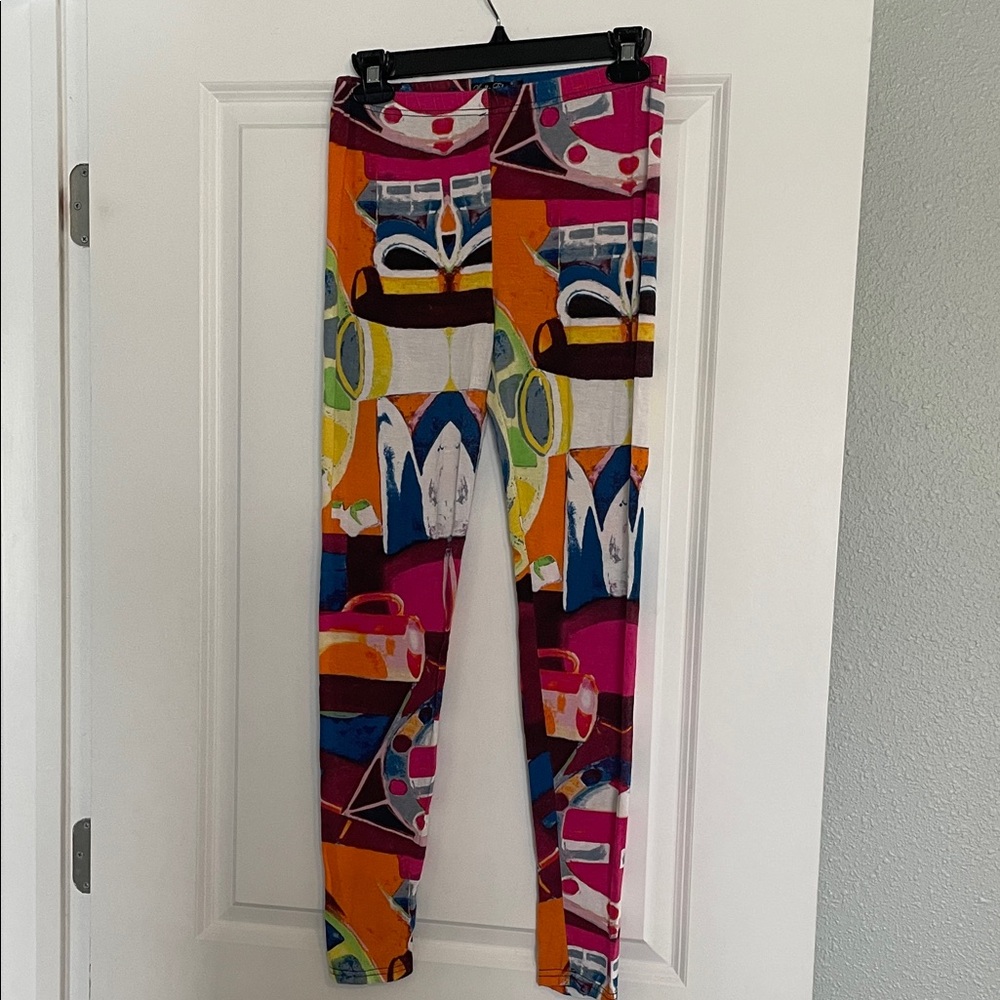 Colorful Abstract Women's Leggings size L/XL